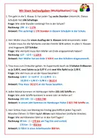 Vorschau - Arbeitsblätter - Multiplikation - Sachaufgaben lösen - Seite 3