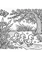 Vorschau - Mal- und Bastelvorlagen - Frühlingshafte Ausmalbilder - Seite 2