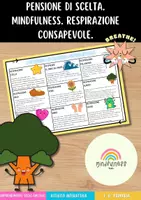 anteprima - Esercizi - SCHEDA DI SCELTA PER LA RESPIRAZIONE CONSAPEVOLE. MINDFULNESS. APPRENDIMENTO SOCIO-EMOTIVO - Pagina di copertina