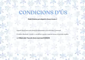 Vista previa - Tarjetas / Manipulativos - PACK: Comptatge, comptatge amb pinces i comptatge amb escriptura (hivern) - página 2