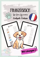 Vorschau - Arbeitsblätter - Französisch Wortschatz 1.Lehrjahr /7.Klasse Die Tiere „Les animaux“ 🇫🇷🐶🐱🐭🐰🐹🦁 - Deckblatt