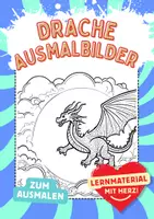 Vorschau - Arbeitsblätter - Drachen Ausmalbilder Fensterbilder Mandala Drachen Bild ausmalen - Deckblatt