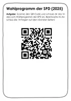 Vorschau - Arbeitsblätter - Wahlprogramm SPD 2025. Fragen zu einem Youtube-Video. Bundestagswahl 2025 - Seite 1