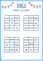 Vorschau - Spiele - Verben-BINGO - Seite 1