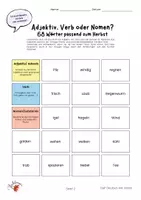 Vorschau - Arbeitsblätter - Adjektiv, Verb oder Nomen? 68 Lernwörter für den HERBST - Seite 2