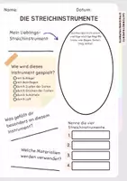 Vorschau - Arbeitsblätter - Materialpaket - Instrumentenheft mit Fragebögen und Sketchnotes - Seite 2