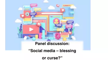 Vorschau - Arbeitsblätter - Panel discussion: "Social media - blessing or curse?" - Seite 1