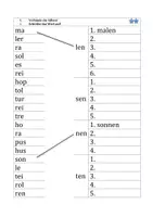Vorschau - Arbeitsblätter - Silben verbinden differenziert (Verben) - Seite 2