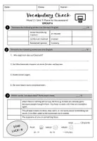 Vorschau - Arbeitsblätter - Materialpaket: More! 2 (2024) Vocabulary checks - Seite 1