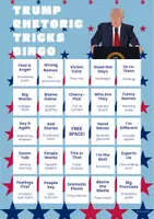 Vorschau - Arbeitsblätter - Trump Bingo - Buzzwords and Rhetoric Tricks - Seite 2