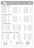 Vorschau - Anderer Materialtyp - Meter Rechnen im ZR 10 (doppelseitige KV mit Lösung) - Seite 2