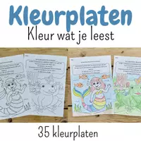 Voorbeeld - Kleur wat je leest kleurplaten Nederlands begrijpend lezen - Pagina 1