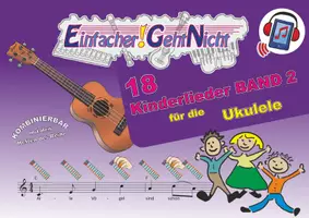 Vorschau - Arbeitsblätter - 18 Kinderlieder BAND 2 für die Ukulele - Deckblatt