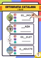 Vista previa - Unidades / Secuencias / Situaciones de Aprendizaje - Ortografia catalana C QU QÜ - Portada