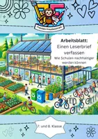 Vorschau - Arbeitsblätter - Arbeitsblatt: Einen Leserbrief verfassen 🌱🏫 Wie Schulen nachhaltiger werden können ✍️ - Deckblatt
