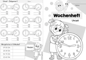 Vorschau - Arbeitsblätter - Uhrzeit - Seite 1