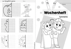 Vorschau - Arbeitsblätter - Symmetrie - Seite 1