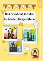 Vorschau - Arbeitsblätter - Das Spukhaus mit den lachenden Gespenstern - Deckblatt