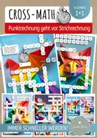 Vorschau - Arbeitsblätter - CROSS-MATH-RÄTSEL: Kleines Einmaleins mit Addition und Subtraktion - Deckblatt