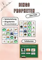 Vorschau - Spiele - Bingospiel zu den Propheten im Koran - GS und Sek I - Deckblatt