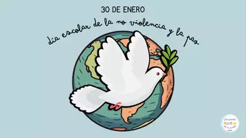 Vista previa - Hojas de trabajo - 30 DE ENERO - DÍA ESCOLAR DE LA NO VIOLENCIA Y LA PAZ - Portada