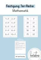 Vorschau - Spiele - Festigung 7er-Reihe | Mathespiel Kleines Einmaleins - Deckblatt