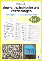 Vorschau - Arbeitsblätter - Geometrische Ornamente, Muster und Verzierungen - Bandornamente, Kästchenmuster (Teil 1) - Seite 1