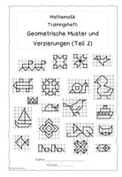 Vorschau - Arbeitsblätter - Materialpaket - Geometrische Ornamente Teil 1 + 2 - Seite 2