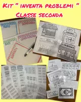 anteprima - Esercizi - KIT INVENTA PROBLEMI classe seconda - Pagina di copertina