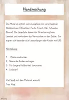 Vorschau - Fördermaterial/Inklusion - Lesepfeile: Lesehilfe mit Waldmotiven - Seite 1