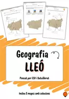 Vista previa - Unidades / Secuencias / Situaciones de Aprendizaje - 🌍 Mapes i Orientació - Lleó (Geografia d'Espanya) - Portada