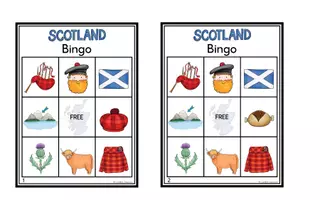 Aperçu - Jeux - Scotland - Bingo - Page 1