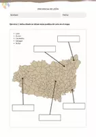 Aperçu - Feuilles d'exercices - 🌍 Cartes et orientation : Étude de León (géographie de l'Espagne) - en espagnol - Page 2