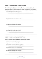 Vorschau - Arbeitsblätter - Klassenarbeit Aktiv Passiv Klasse 7 - Seite 1