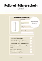Vorschau - Anderer Materialtyp - Rollbrettführerschein - Deckblatt