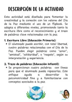 Vista previa - Manualidades / Dibujos para colorear - Flipbook Día de la Paz - página 2