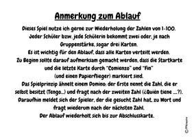 Vorschau - Arbeitsblätter - Tengo... ¿Quién tiene...?: spielerisches Einüben der Zahlen 1-100 - Seite 2