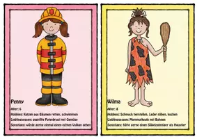 Vorschau - Bildkarten - Steckbriefe Personenbeschreibung Fasching/Karneval #silvesterknaller - Seite 3