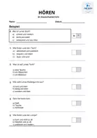 Vorschau - Stundenentwürfe - Deutsch Daf A1 HÖRVERSTEHEN MP3 Hören: Mein Klassenzimmer (TEST a b c) - Seite 3