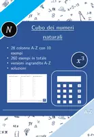 anteprima - Esercizi - Cubo dei numeri naturali | matematica | 26 colonne - Pagina di copertina