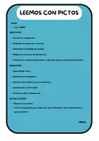Vista previa - Refuerzo / NEE / Materiales de apoyo - Leemos con pictos - página 1