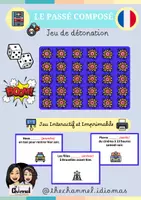 Aperçu - Jeux - LE PASSÉ COMPOSÉ – Jeu de détonation - Page de couverture