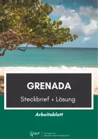 Vorschau - Arbeitsblätter - Grenada Steckbrief - Deckblatt