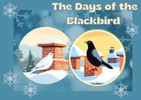 anteprima - Esercizi - The Days of the Blackbird: minibook + vocabulary worksheet - Pagina di copertina