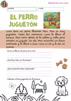 Vista previa - Hojas de trabajo - Fichas comprensión lectora 1ºprimaria - página 3