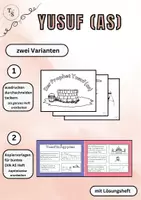 Vorschau - Arbeitsblätter - Materialpaket - Der Prophet Yusuf (as) - Seite 1