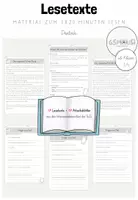 Vorschau - Arbeitsblätter - Komplettpaket: 42 Lesetexte aus dem Interessenbereich der SuS (3x20 Min. Lesen) - Seite 1