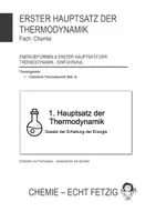 Vorschau - Präsentationen/Tafelbilder - Erster Hauptsatz der Thermodynamik / Energieformen - Deckblatt