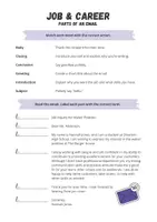 Vorschau - Arbeitsblätter - Job and Career: Parts of an Email - Seite 1