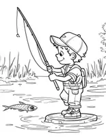 Vorschau - Mal- und Bastelvorlagen - 100 Angel-Ausmalbilder für Kinder 🎣 - Seite 2